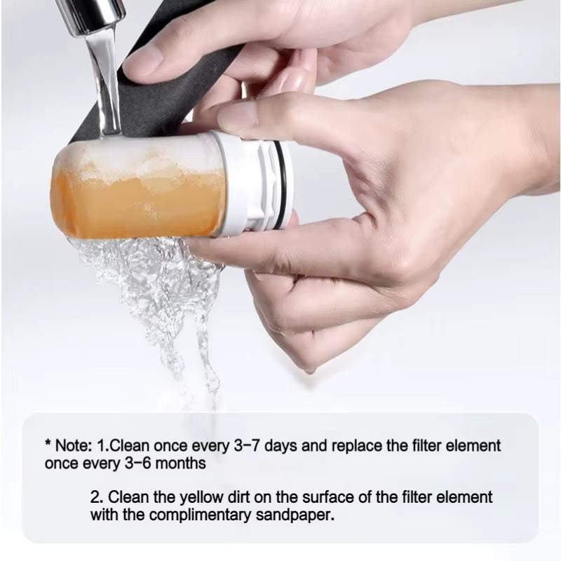 Tap Faucet Water Filter Washable Replacement Kitchen Faucet Water Purifier Removable Filter for Home Kitchen Faucet